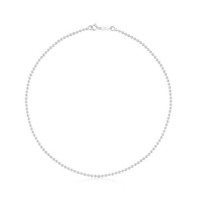 Imagen 1 del producto Gargantilla Chain de plata con bolas de 2.2mm, 40cm Tous