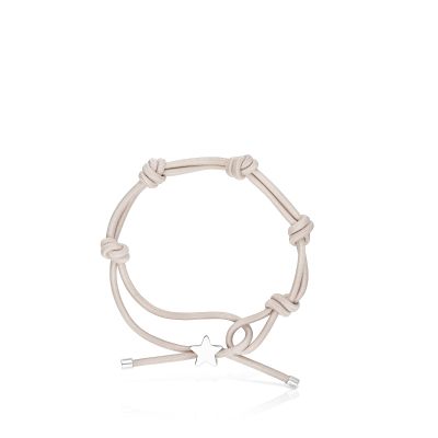 Imagen 2 del producto Pulsera elástica gris y estrella de plata Sweet Dolls