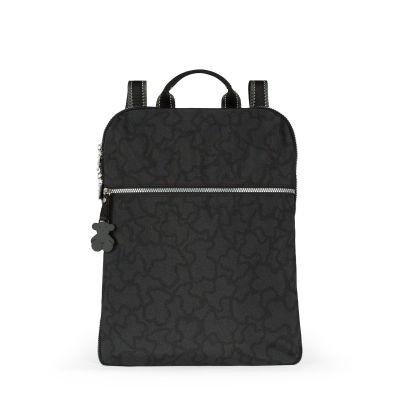 Mochila Tous Kaos New Colores Nylon en color antracita-negro