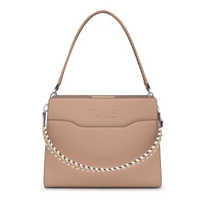 Shopper mediano topo Audree Saffiano