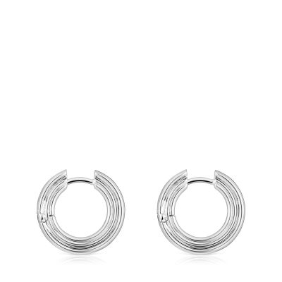 Imagen 2 del producto Pendientes de aro de plata TOUS 1950