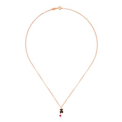 Imagen 2 del producto Collar Motif de Plata Vermeil rosa Tous