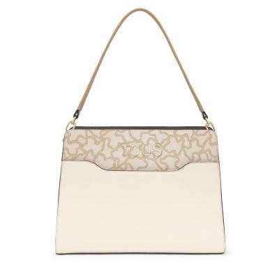 Shopper mediano marfil Kaos Icon