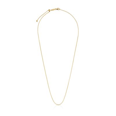 Imagen 2 del producto Collar corto de oro 50 cm Basic