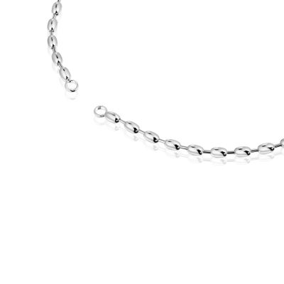 Imagen 2 del producto Gargantilla de plata con motivos bola 42 cm Hold Oval