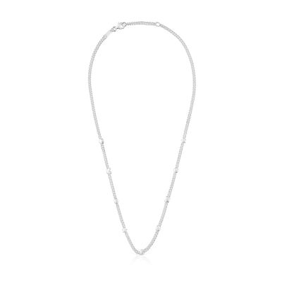 Imagen 2 del producto Collar corto con motivos de plata Bold Motif