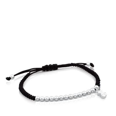 Imagen 1 del producto Pulsera Tous Hiper Micro de Plata y Cordón en color negro