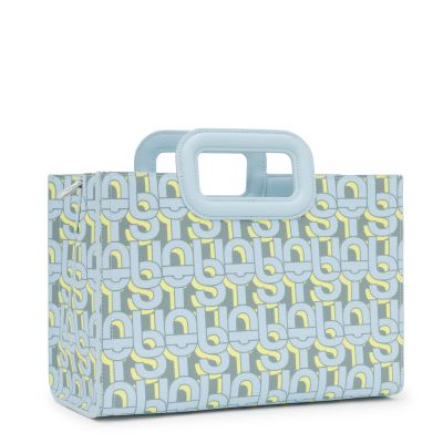 Imagen 2 del producto Shopper mediano Amaya azul claro TOUS MANIFESTO