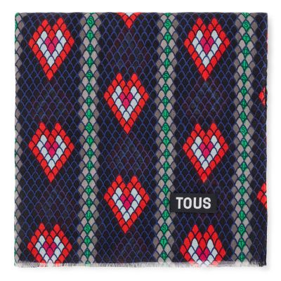 Foulard de modal negro TOUS Lamba