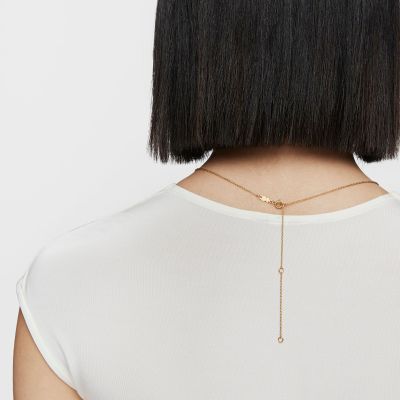 Imagen 2 del producto Gargantilla de baño de oro de 18 kt sobre plata 60 cm TOUS