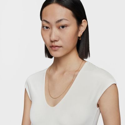 Imagen 2 del producto Gargantilla de baño de oro de 18 kt sobre plata 60 cm TOUS