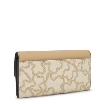 Imagen 2 del producto Billetera grande Flap arena Kaos Icon