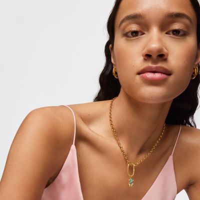 Colgante oso en plata con oro 18 kt y zafiro azul LGG