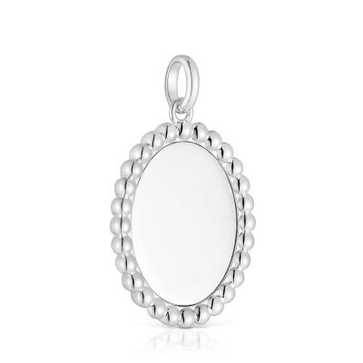 Imagen 2 del producto Colgante medalla de plata Basics