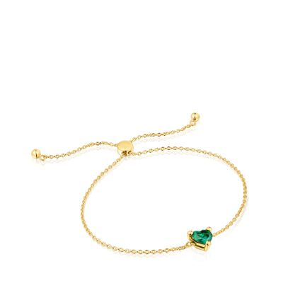 Pulsera Garden Of Love con esmeralda LGG y oro 18 kt