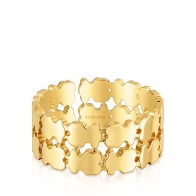 Imagen 2 del producto Anillo con baño de oro 18 kt sobre plata TOUS Sweet 40s