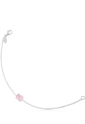 Pulsera Tous Color de Plata con Cuarcita Tous