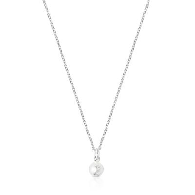 Collar Icon Pearl de plata y perla TOUS