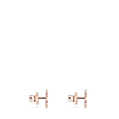 Imagen 2 del producto Aros Sweet Dolls de Plata Vermeil Rosa Tous