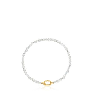 Imagen 2 del producto Pulsera de oro y labradorita Hold Oval