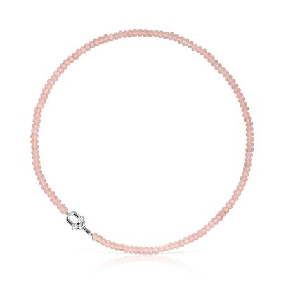Imagen 1 del producto Collar de plata y calcedonia tratada rosa TOUS MANIFESTO