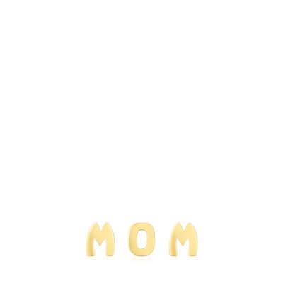 Pack charms TOUS Mom con baño de oro 18 kt sobre plata