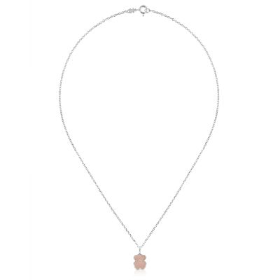 Imagen 2 del producto Collar Color de Plata y Cuarzo Rosa Tous