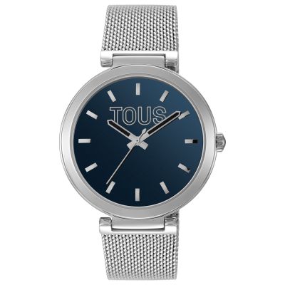 Reloj S-Mesh Mirror esfera azul y brazalete acero
