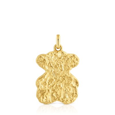 Colgante oso bombón oro 18 kt sobre plata Sweet Dolls