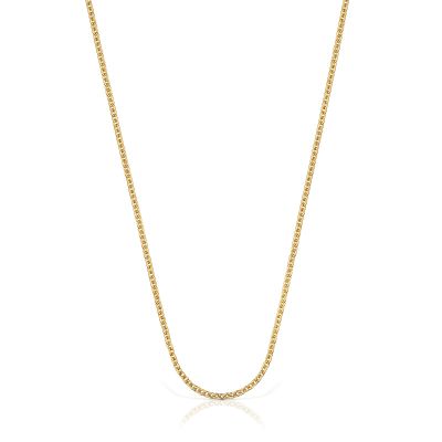 Gargantilla con baño de oro 18 kt sobre plata chain