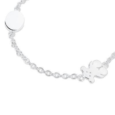 Imagen 2 del producto Pulsera cadena de plata con motivo TOUS Bear