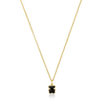 Collar con baño de oro 18 kt sobre plata Icon Color