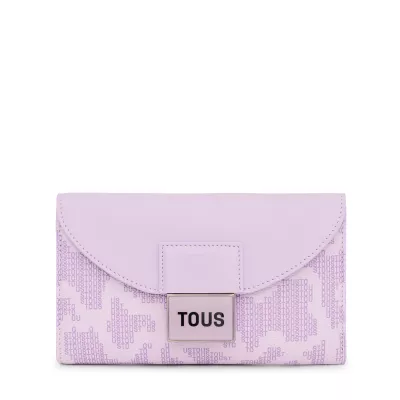 Billetera Flap malva Kaos Pix Tous