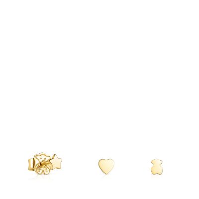 Pack de Aros Cool Joy de Plata Vermeil Tous