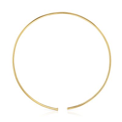 Imagen 1 del producto Collar con baño de oro 18 kt sobre plata Basicos