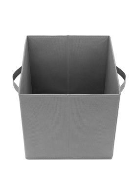 Imagen 2 del producto Caja Organizadora de Tela Decoteam Lavable Multiuso Gris