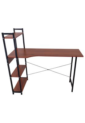 Escritorio Con 4 Estantes Empoli Estructura Metalica