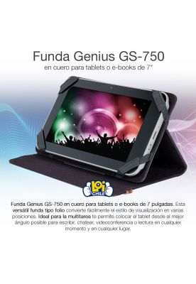 Imagen 2 del producto Funda Genius GS-750 para Tablet o Kindle de 7'