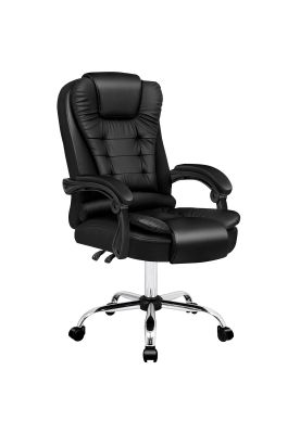 Silla de Oficina Empoli Reclinable Altura Ajustable Negro