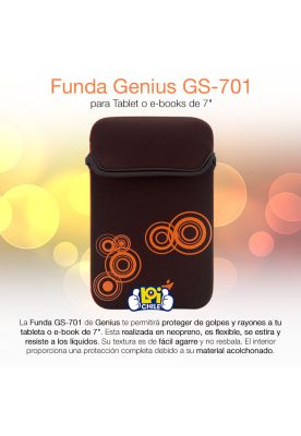 Imagen 2 del producto Funda Genius GS-701 para Tablet o Kindle de 7'