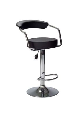 Silla Piso Bar Taburete con Respaldo Empoli Altura Ajustable