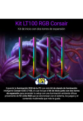 Imagen 2 del producto Kit de Iluminación Corsair iCUE Base + 3 Expansiones
