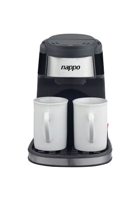 Imagen 2 del producto Cafetera Nappo 450W Filtro Permanente Extraíble + 2 Tazas