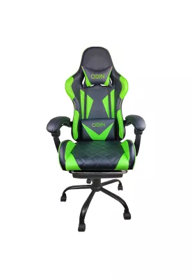 Silla Gamer Empoli Odín Ergonómica Apoyapiés Verde