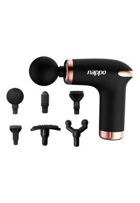 Pistola Masajeadora Nappo 6 Cabezales 2 Baterías Recargables