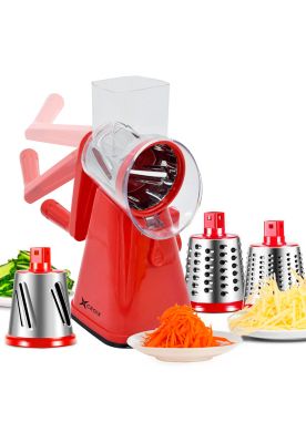 Rallador Multifunción 3 en 1 CROiX Cuchillas Intercambiables