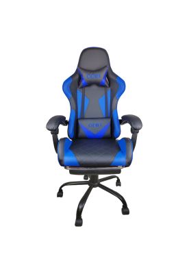 Silla Gamer Empoli Odín Ergonómica Apoyapiés Azul