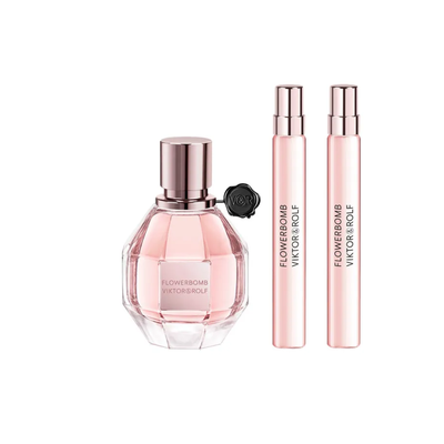 Imagen 2 del producto Set Perfume FlowerBomb EDP 100 ml + 2 Mini 10 ml de Viktor And Rolf