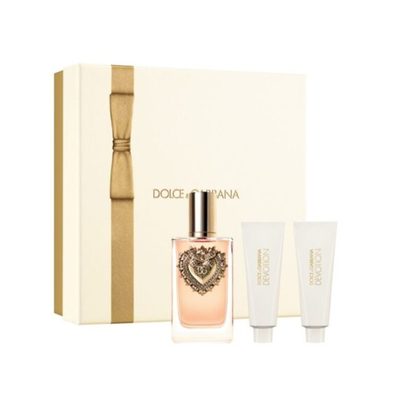 Set Perfume Devotion EDP 100 ml + SG 50 ml + Body Lotion 50 ml Mujer de Dolce And Gabbana