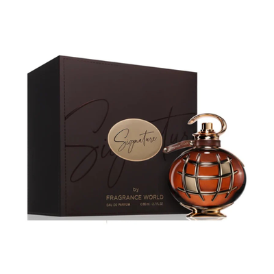 Imagen 2 del producto Perfume Fragrance World Signature Brown EDP 80 ml